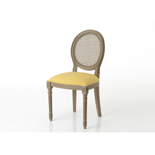 Silla Medallon mostaza