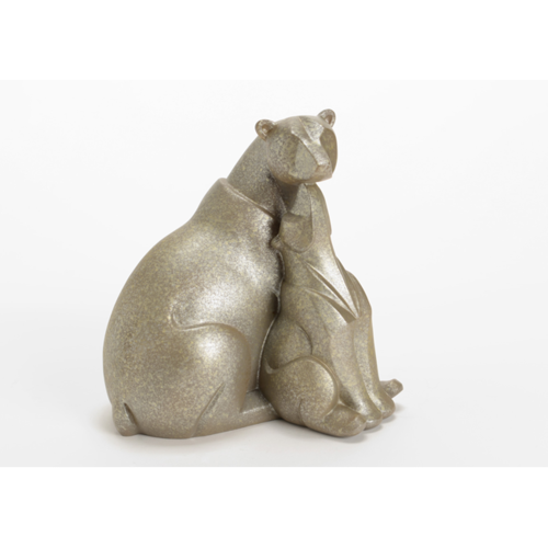 Mamá y bebé Oso Tierno