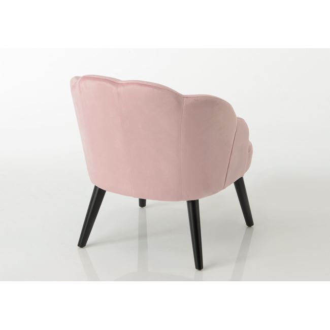 Sillón Concha rosa