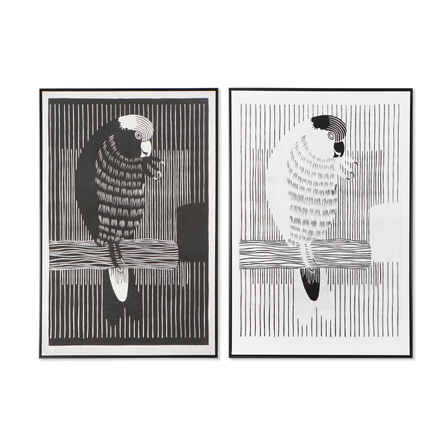 Lienzo Cacatúa Black