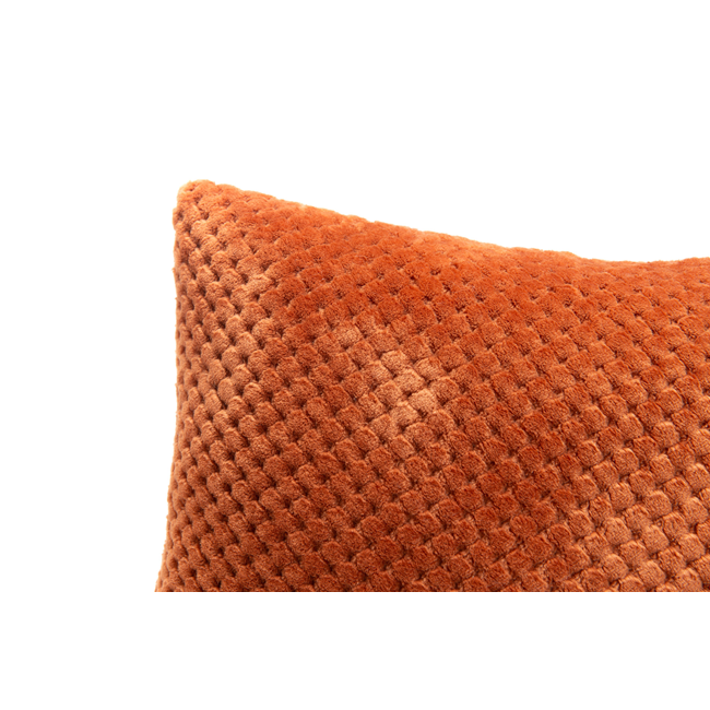 Cojín DAMIER terracota 